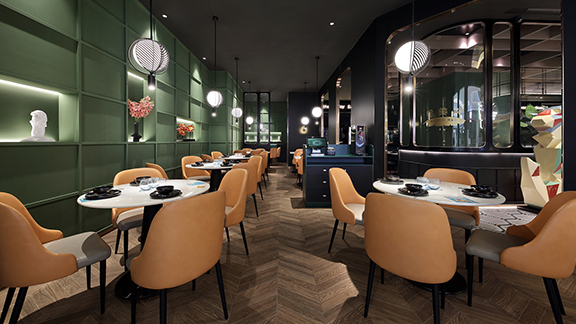 深圳餐厅设计：星美聚，用新加坡元素编织出室内版花园城市