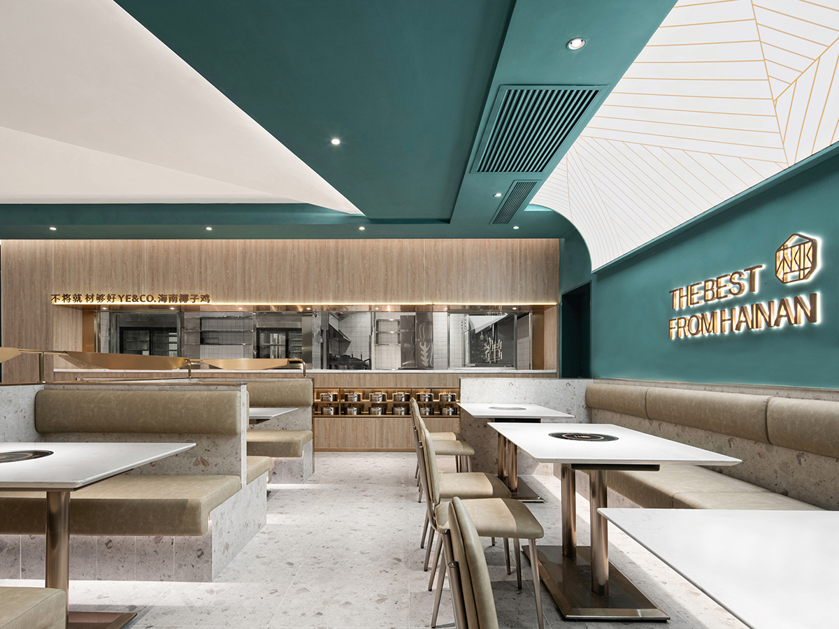广州餐厅设计：椰客环贸中心店，椰林海岸卷起新浪潮